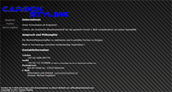 Desktop Screenshot of carbonstyling.de