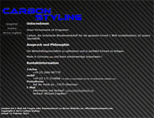 Tablet Screenshot of carbonstyling.de